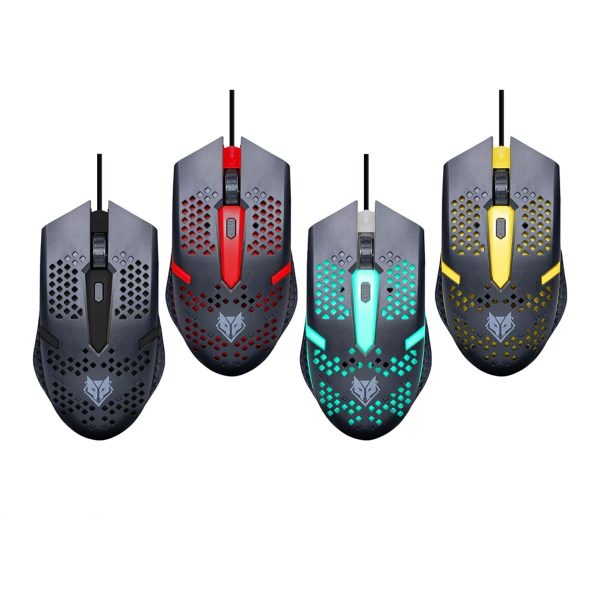 Nubwo เมาส์เกมมิ่ง มีไฟ RGB ปรับ DPI ได้ 4 ระดับ รุ่น NM-106 สินค้ารับประกัน 1 ปี
